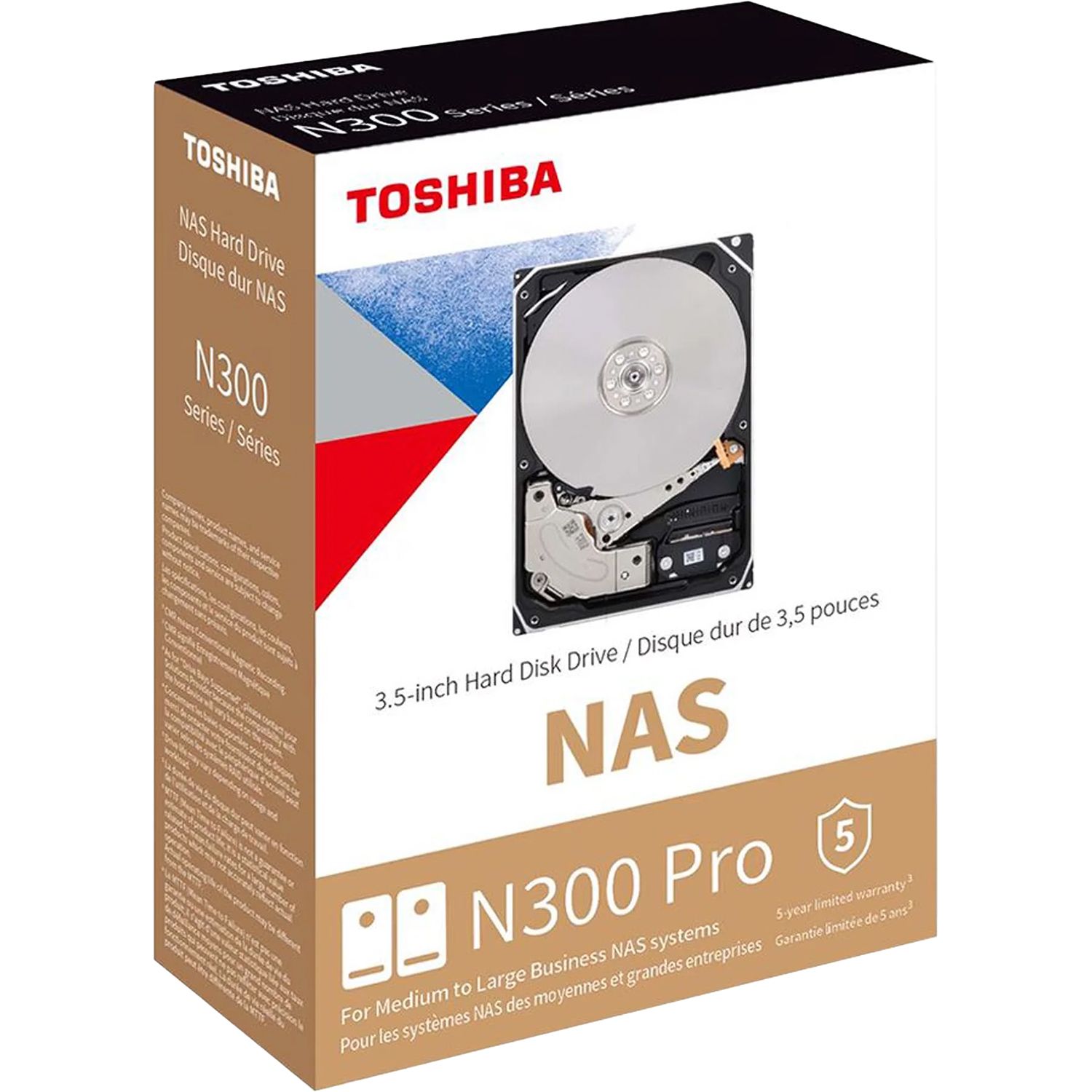 Жесткий диск Toshiba N300 Pro NAS 18Tb (HDWG51JXZSTB)